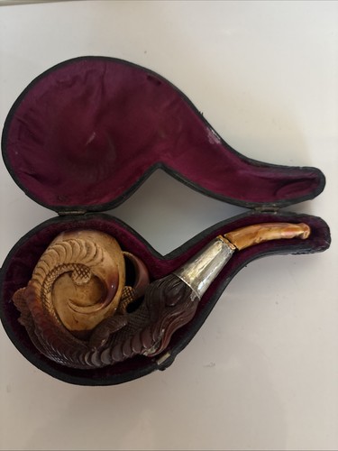 Victorian meerschaum pipe - victorian,