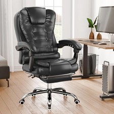Massage Office Chair Gaming PC Computer Desk Executive Swivel Recliner Chairs UK