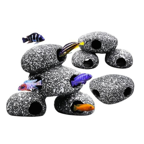 Cichlid stone cave aquarium - cave,