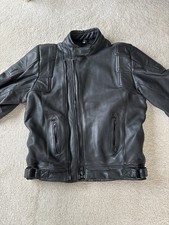 Vintage Belstaff Men’s Leather Motorcycle Jacket Size 46 Inner Removable Lining