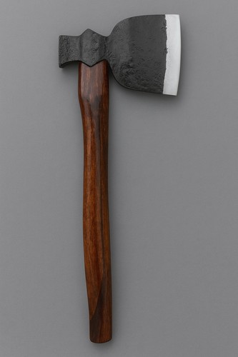 Hand forged kent pattern axe - forged,