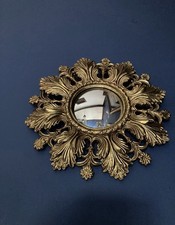 Mini Gold Sun Ornate Convex