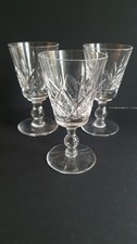 3 x Vintage Stuart Crystal