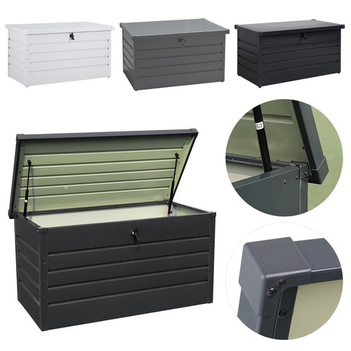 Outdoor storage box 350l metal - storage,