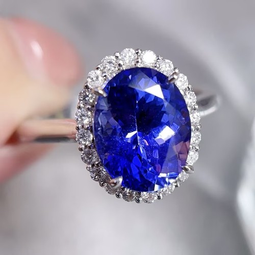 5ct oval natural - oval, tanzanite