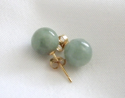 14k solid gold jade - solid,