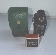 Coronet Midget Black  Bakelite 16mm Subminiature Camera - 1930's - Rare -