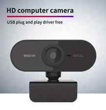1080P Full HD USB Webcam for PC, Desktop & Laptop + Microphone - FHD Web Camera
