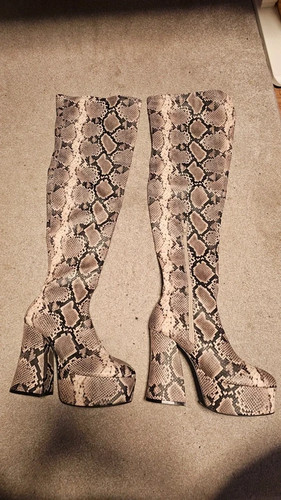 Topshop myla snakeskin print - topshop,