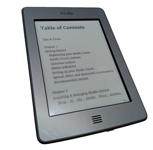 Amazon kindle touch 4th - touch,