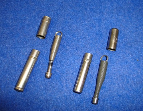 Two vintage steel - .22", plug