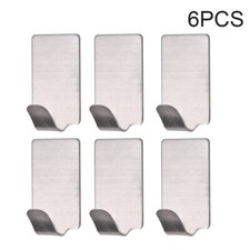 6x Self Adhesive Hooks Heavy
