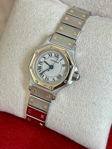 Cartier santos octagon - octagon,, ladies