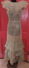 Vintage 30s 40s Sheer Pale