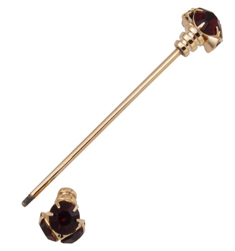 Mens collar bar - mens, gold