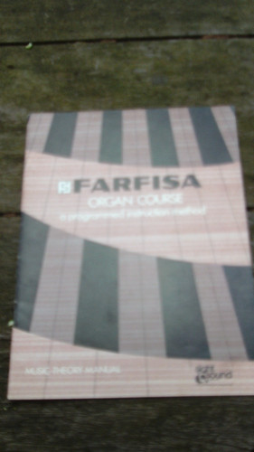 Farfisa organ course 1968 - course,
