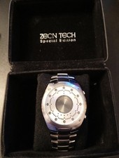 Zeon Tech SolSuno Zt0003ss SPECIAL EDITION 02404 FI  SS LED WATCH BOXED