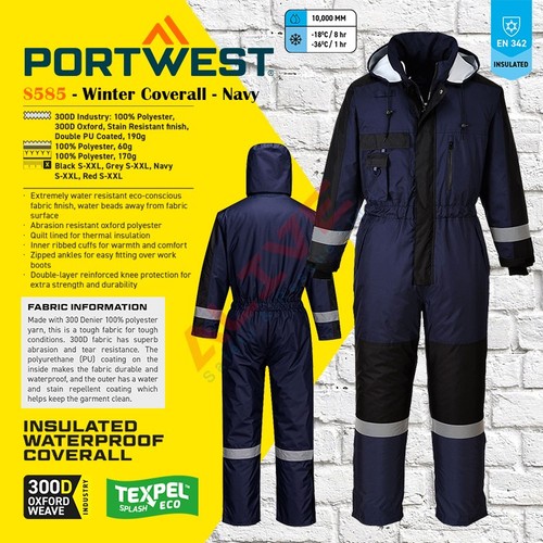 Portwest s585 winter coverall - s585,