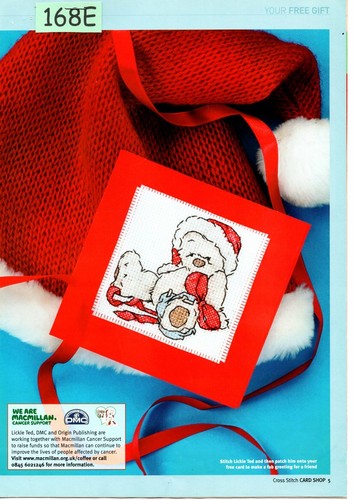 Cross stitch chart lickle ted - cross,