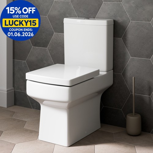 White ceramic square - ceramic, modern