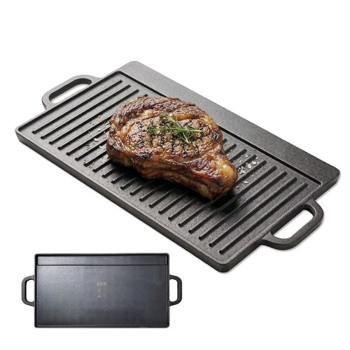 Reversible cast iron griddle - reversible,