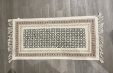 Zara Home Carpet Mat Rug 120cm x 60cm Beige Cream