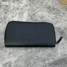 Asprey London paragon cup black Leather Folio