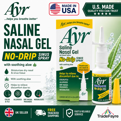 Ayr saline nasal gel drip - nasal, no-drip