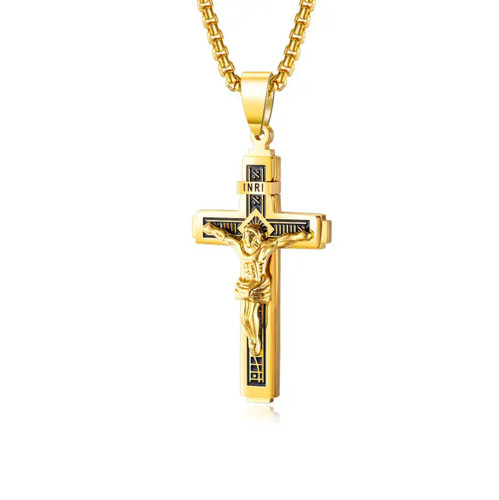 Cross pendant necklace jesus - pendant,