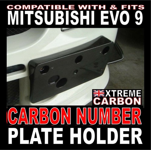Carbon number plate - plate, bracket