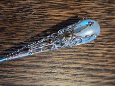 Antique hat pin with faux