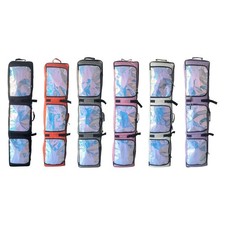 Double Ski Bag Snowboard Bag with Wheels Padded Protective Carrying Case Gear