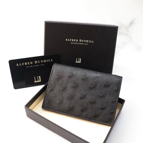 Dunhill ostrich card - dunhill, case