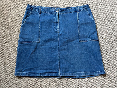 Boden denim skirt size 20l - denim,