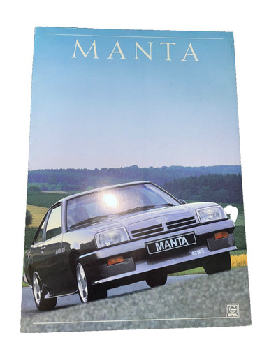 Brochure opel manta - brochure,