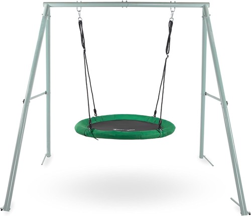 Stork nest garden swing - stork,