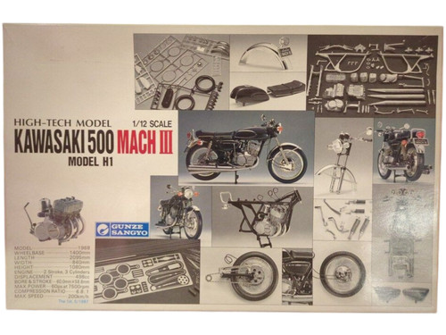 Gunze kawasaki 500 mach - 1/12,