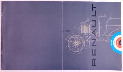 1961 renault car brochure - 1961,