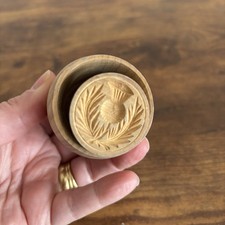 Vintage Wooden Thistle