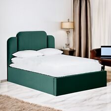 2025 Churchill Upholstered Designer Bed Frame With Optional Ottoman Storage