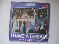 7" Single : Abba - I Have A Dream/Take A Chance On Me (Live)
