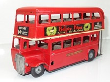 Triang Minic 60M DOUBLE DECKER BUS PEDIGREE PRAMS - TYPE IV  (391)