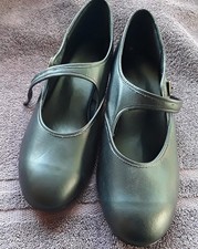 New. Ladies black dance character shoes size 7