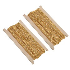 .2pcs Self Adhesive Rhinestone Ribbon Each 5 Yards 1.5cm Width Cuttable Rhinesto