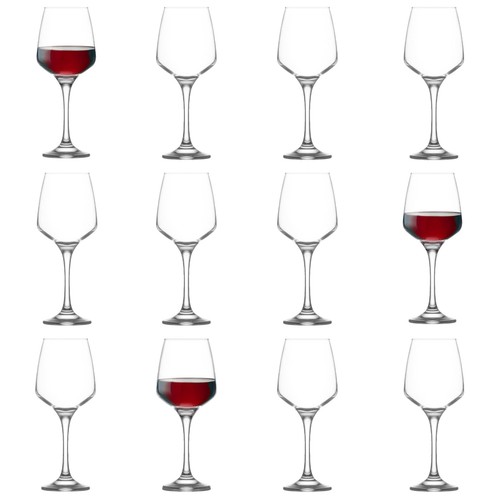 Lal red wine glasses 400ml - glasses,