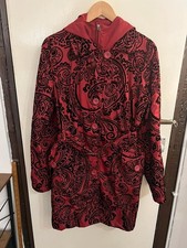 Desigual Red Flock Velvet