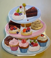 Vintage Novelty 3 Tier Cake