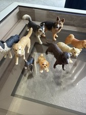 Schleich Puppy Dogs Bundle 9 figurines (Excellent condition) Bear