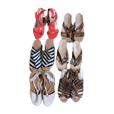 6 Pairs Women's Wedge Sandals