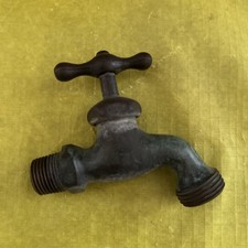 VINTAGE cast iron faucet garden factory farm shop architectural faucet spigot